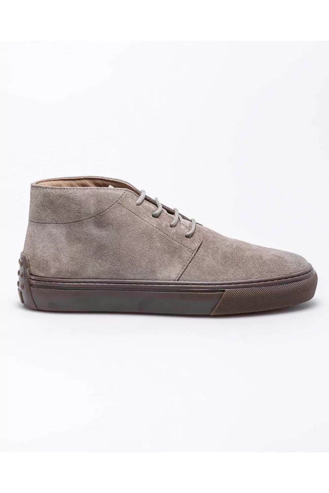 mens casual grey boots