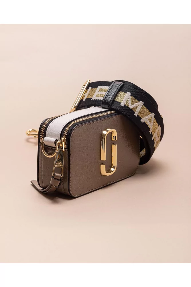 Snapshot of Marc Jacobs - Dark and light taupe colored bag made of