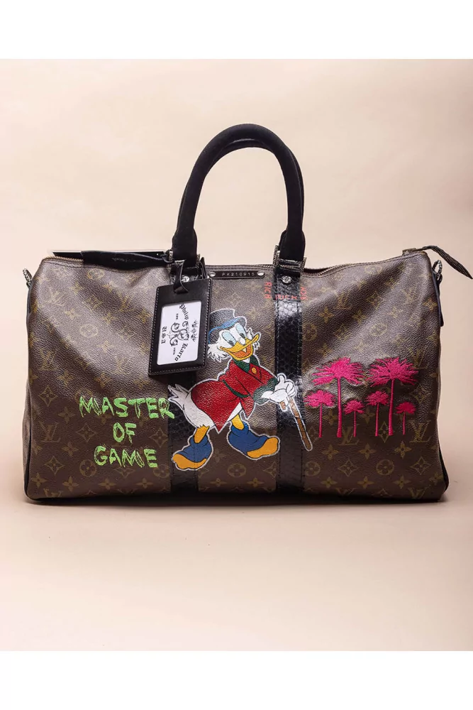 Scrooge of Philip Karto - Louis Vuitton customized bag with python