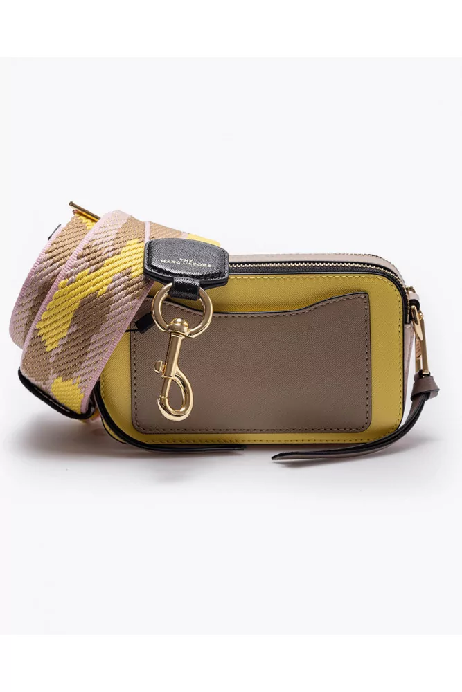 Snapshot of Marc Jacobs - Yellow, beige, taupe bag made of leather