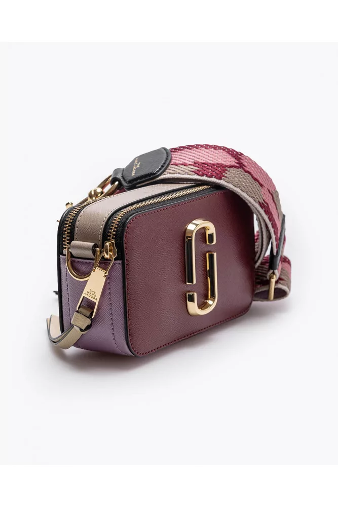 Snapshot of Marc Jacobs - Bordeaux, taupe, parma colored bag made of  leather with shoulder strap for women