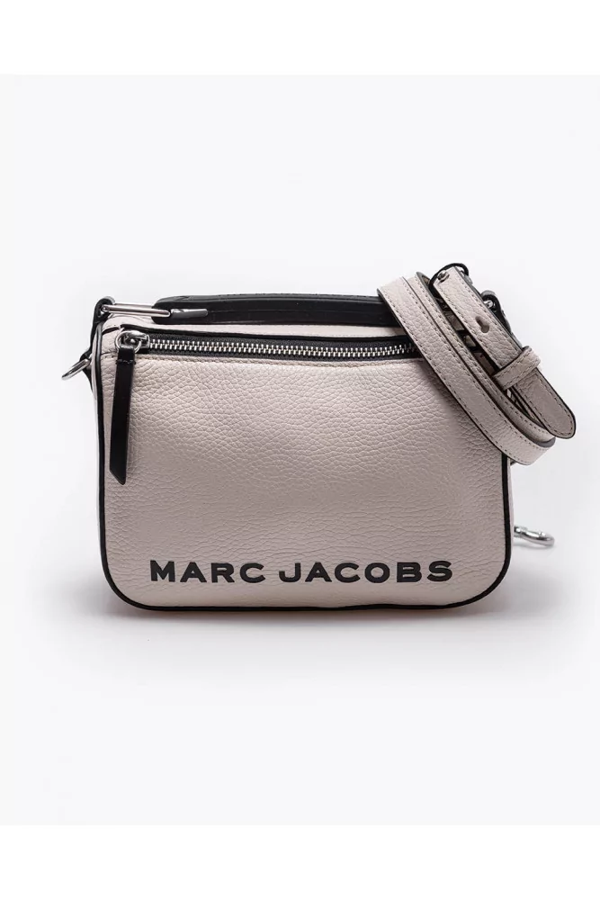 Mini Softbox of Marc Jacobs - Small ivory and black bag with rubber ...