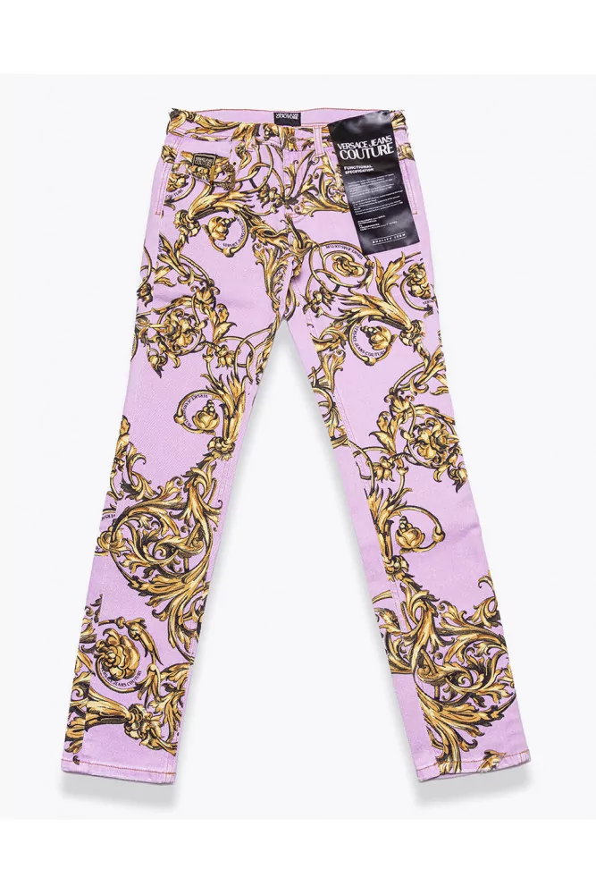 pink versace pants