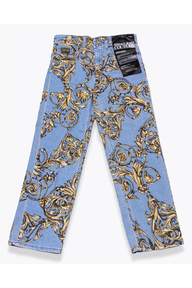 blue versace pants