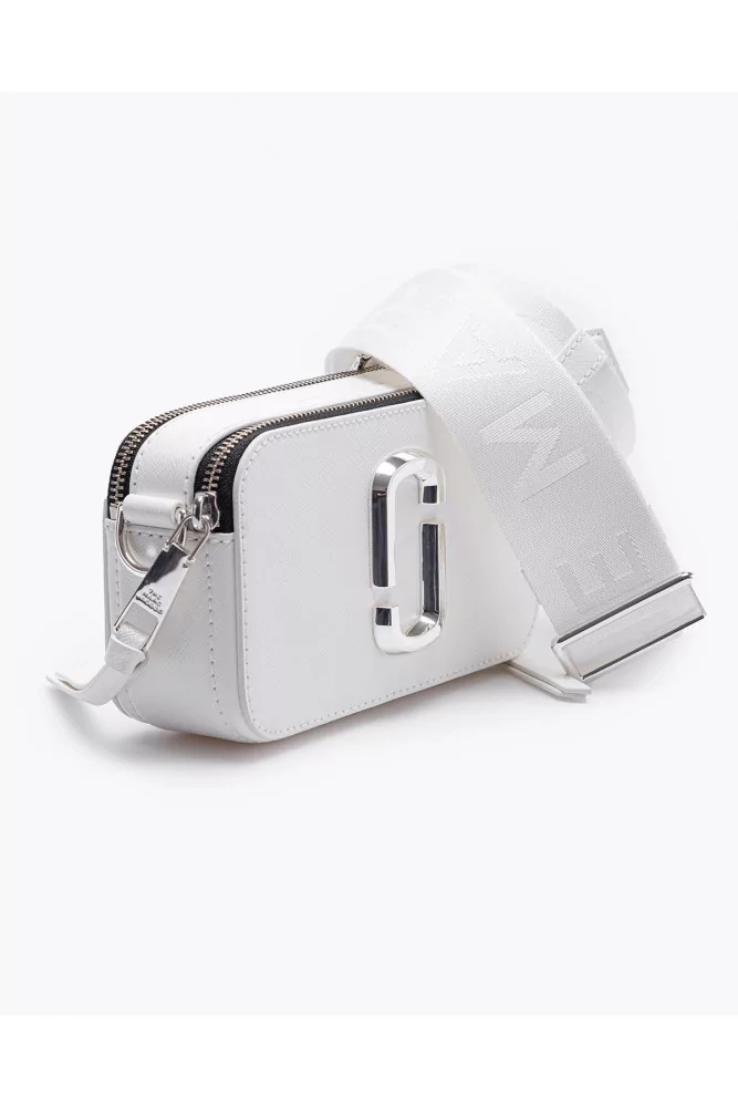 Marc Jacobs The Snapshot DTM Silver Shoulder Bag
