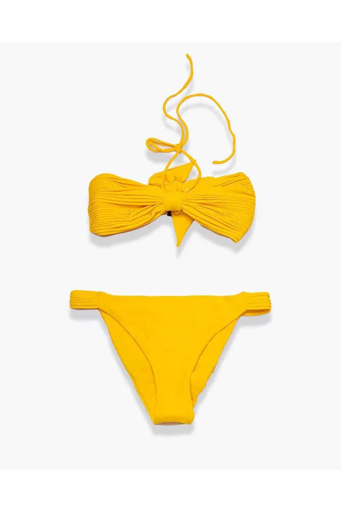 Juan D Dios - Tortuga / Potosi - Yellow two-pieces swimsuit with