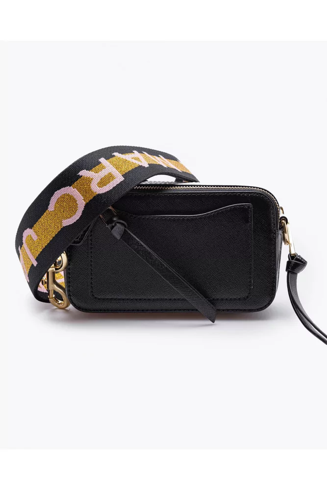 Snapshot of Marc Jacobs - Black rectangular bag made of leather with  shoulder strap for women