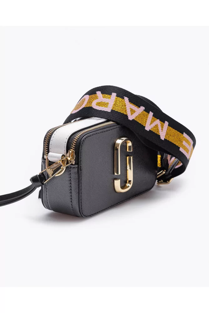 Snapshot of Marc Jacobs - Black rectangular bag made of leather with  shoulder strap for women