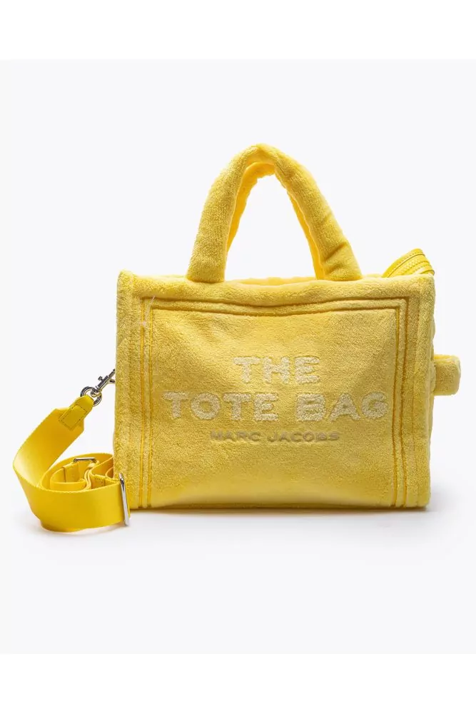 MARC JACOBS Calfskin Mini The Textured Box Bag Yellow 893485 | FASHIONPHILE
