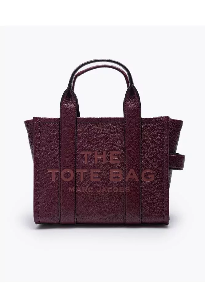 The Mini Leather Tote Bag in Purple - Marc Jacobs