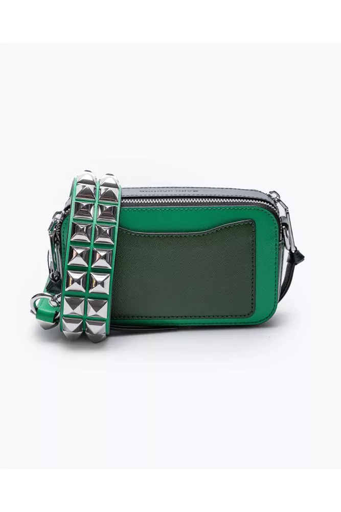 Marc Jacobs Snapshot Bags UK Shops - Green Multicolor Studded Snapshot  Womens