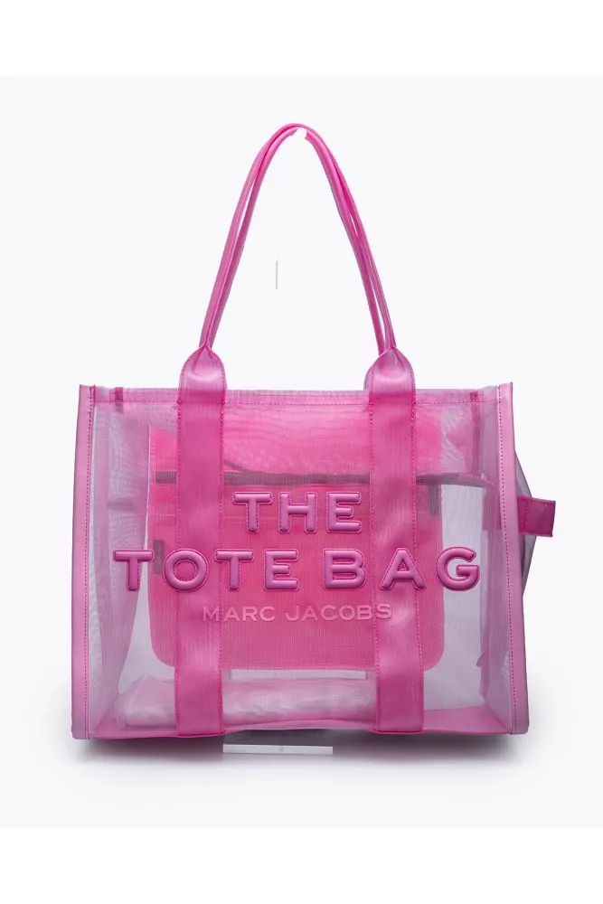 Pink Clear Tote Bag