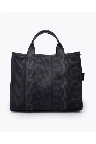 The Printed Monogram Tote bag - Sac en toile jacquard imprimé monogramme