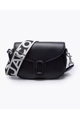 Covered J-Marc Messenger Bag - Half moon shaped leather bag