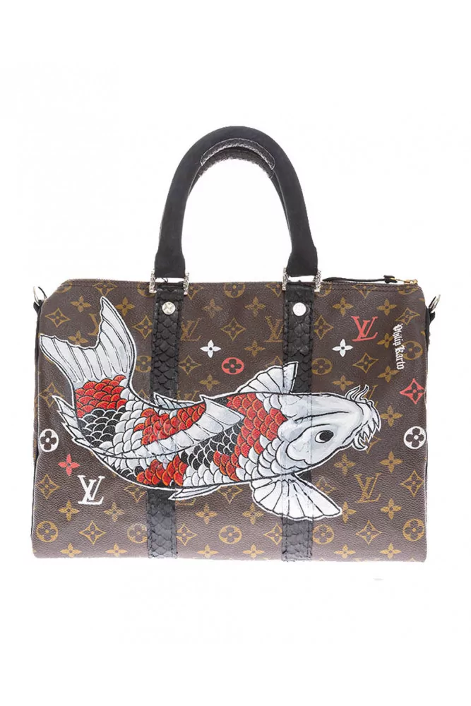 Tiger + keep the best forget the rest of Philip Karto - Customized Louis  Vuitton bag 35cm for women