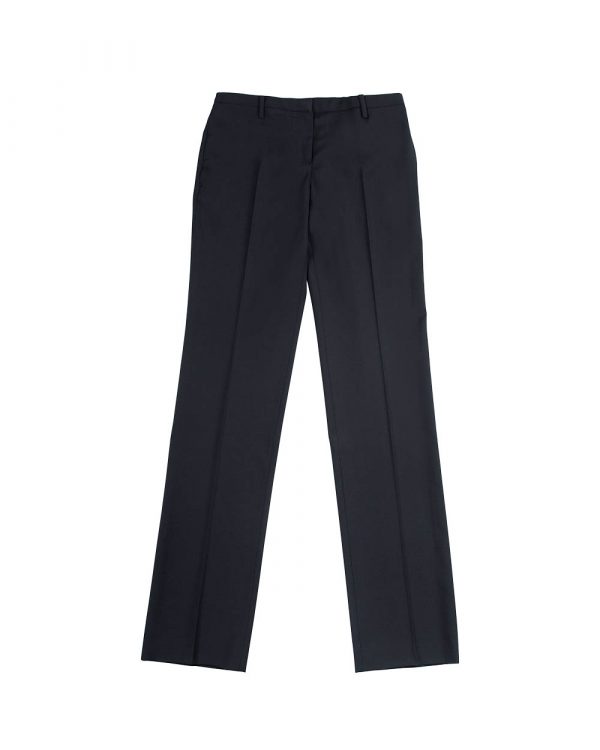 pantalon noir femme coupe droite